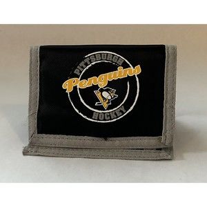 Pittsburgh Penguins Wallet Hook And Loop Closure